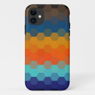 Coque Case-Mate Pour iPhone Hexagon multicolores Motif sans couture
