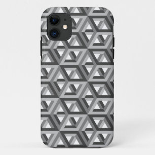 Coque iPhone 11 Hexagons décoratifs Motif mosaïque #6