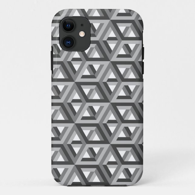 Coques Case-Mate iPhone Hexagons décoratifs Motif mosaïque #6 (Dos)