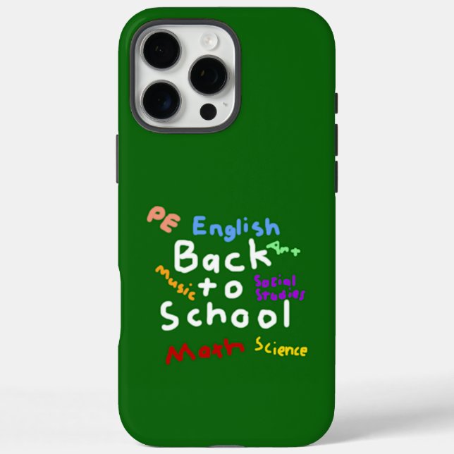 Coques Case-Mate iPhone HI54EDU Retour à l'école (Verso)