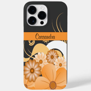 Coque Pour Pour iPhone 14 Pro Max Hibiscus d'or de la fille moderne florale