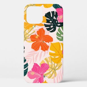 Case-Mate iPhone Case Hibiscus et monstère feuille motif tropical desi