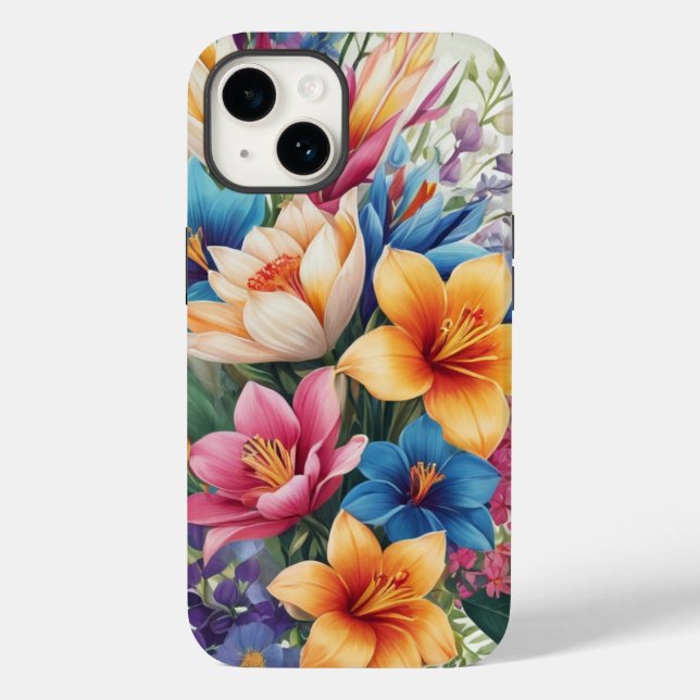 Coques Case-Mate iPhone Hibiscus floral tropical (Verso)
