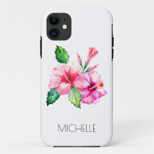 Case-Mate iPhone Case Hibiscus floral tropical personnalisé