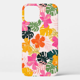 Case-Mate iPhone Case Hibiscus & Monstera : Vibrance tropicale