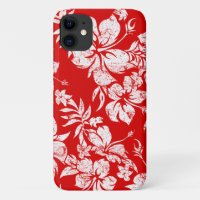 Hibiscus Pareau Hawaiian Floral Red