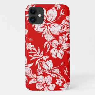 Case-Mate iPhone Case Hibiscus Pareau Hawaiian Floral Red