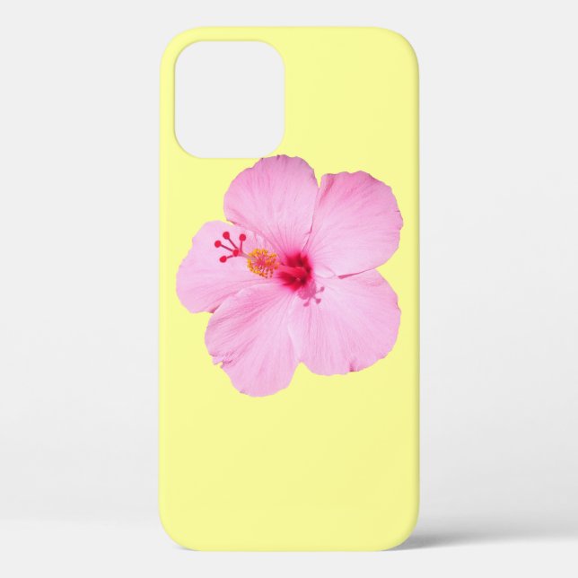 Coques Case-Mate iPhone Hibiscus rose Fleur tropicale (Verso)