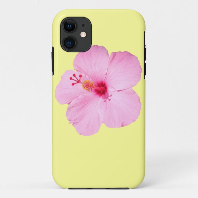 Coques Case-Mate iPhone Hibiscus rose Fleur tropicale (Dos)