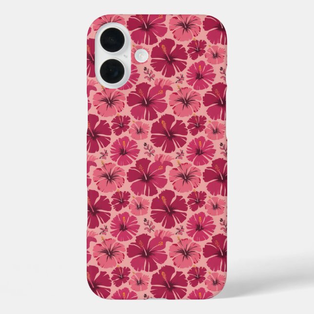 Coques Case-Mate iPhone Hibiscus rose tropical (Verso)