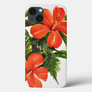 Etui iPhone Case-Mate Hibiscus rouge chaud