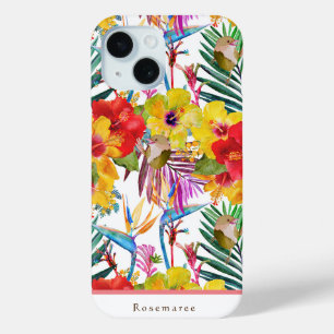 Coque Case-Mate iPhone Hibiscus tropical Motif d'été