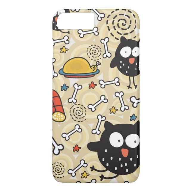 Coques Case-Mate iPhone Hibou avec le motif de viande (Dos)