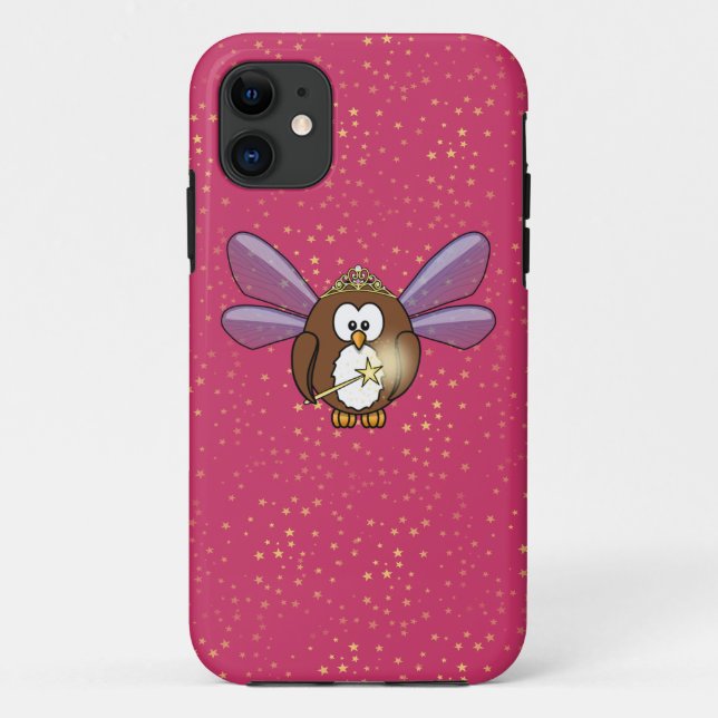 Coques Case-Mate iPhone hibou de faery (Dos)