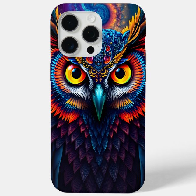 Coques Case-Mate iPhone Hibou de rêve électrique (Verso)