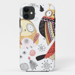 Coques Pour iPhone Hibou drôle de texture