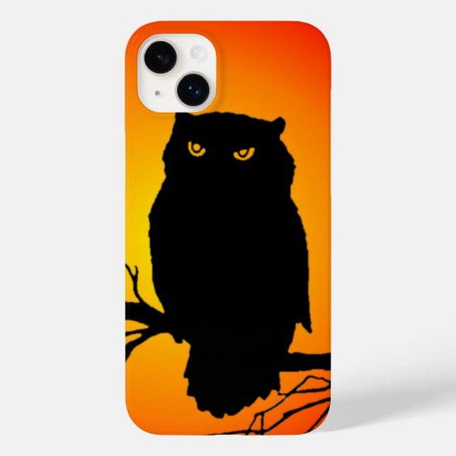 Coques Case-Mate iPhone Hibou effrayant (Verso)