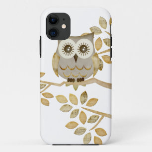 Coques Pour iPhone Hibou large de yeux dans le cas d'arbre