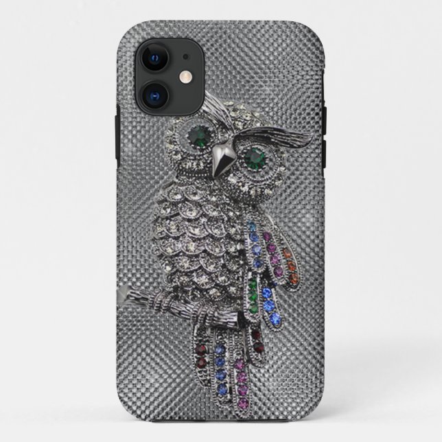 Coques Case-Mate iPhone hibou mignon bling (Dos)