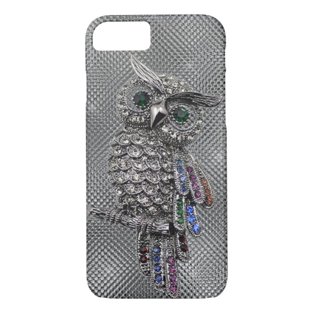 Coques Case-Mate iPhone hibou mignon bling (Dos)