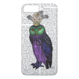 Coque iPhone 7 Plus Hibou pourpre