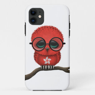 Coque iPhone 11 Hibou ringard personnalisable de bébé de Hong Ko