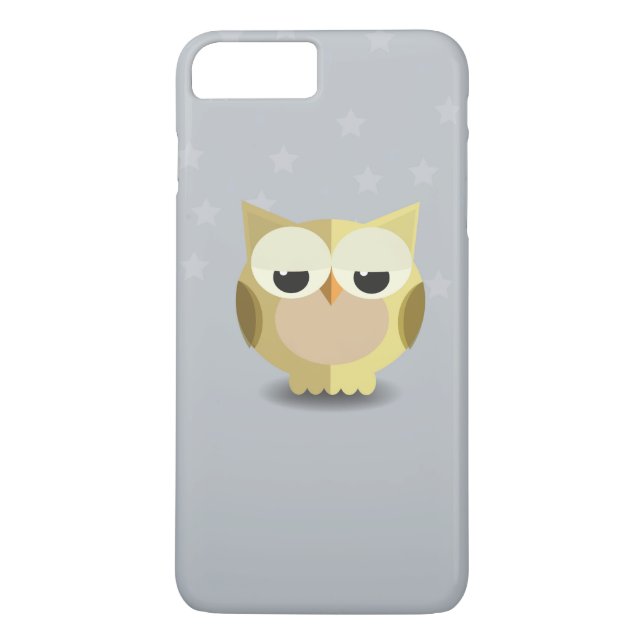 Coques Case-Mate iPhone Hibou sur une illustration stary d'arrière - plan (Dos)