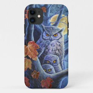 Case-Mate iPhone Case Hiboux de lune de récolte