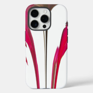 Coque iPhone 16 Pro hic Red Rose Incroyable ciel blanc Achempong Art