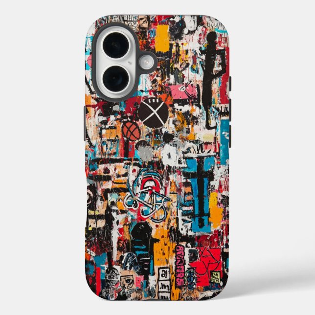 Coques Case-Mate iPhone Hiéroglyphes électriques Grafitti Art Phone Case (Verso)