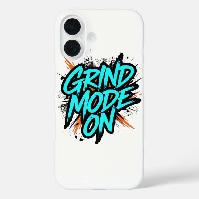 Coques Case-Mate iPhone High Energy "Grind Mode On" Hustle (Verso)