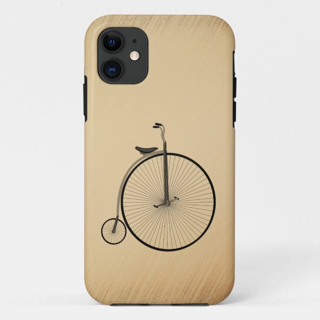 Coques Case-Mate iPhone High-Wheel Antique Bicycle Rustic (Dos)