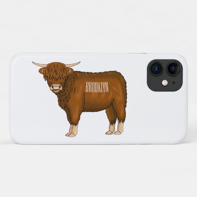 Coques Case-Mate iPhone Highland cow (Dos (Horizontal))