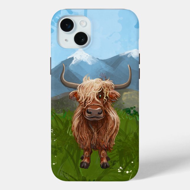 Coques Case-Mate iPhone Highland Cow Electronics (Verso)