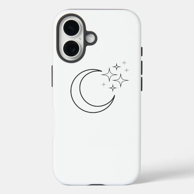 Coques Case-Mate iPhone Hilal et les étoiles (Verso)