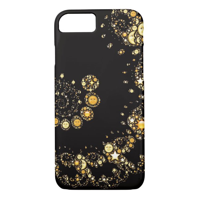 Coques Case-Mate iPhone Hippie céleste d'emojis de symbole d'emoji de lune (Dos)