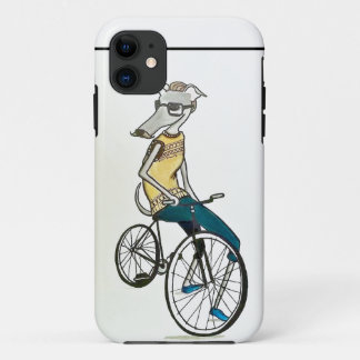 Coques Pour iPhone Hippie de whippet (vélo)
