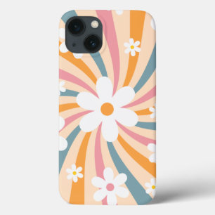 Case-Mate iPhone Case Hippie florale Super rétro couleur soleil margueri