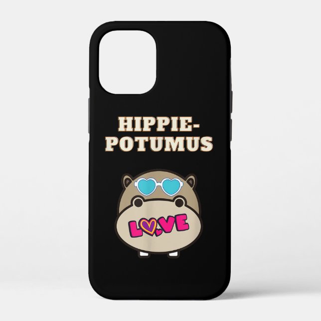 Coques Case-Mate iPhone Hippie Potumus Baby Hippopotamus Lover (Verso)