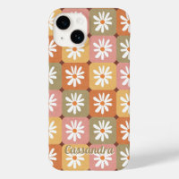 Hippie rétro années 1960 années 1970 Daisy Floral 