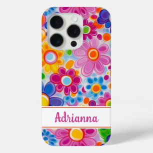 Coque Case-Mate iPhone Hippie Rétro Groovy Floral Personnalisé