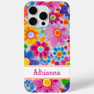 Coque Case-Mate iPhone Hippie Rétro Groovy Floral Personnalisé
