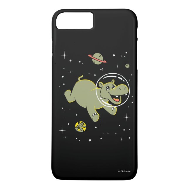 Coques Case-Mate iPhone Hippo Animaux Dans L'Espace (Dos)