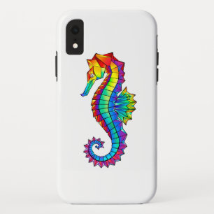 Case-Mate iPhone Case Hippocampe polygonal arc-en-ciel