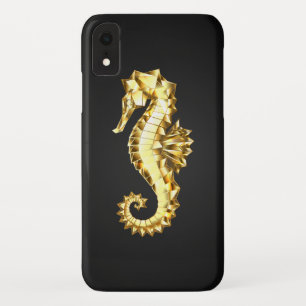 Case-Mate iPhone Case Hippocampe Polygonal Or