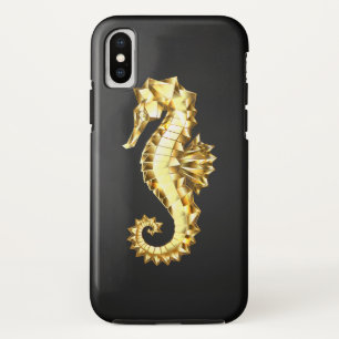 Case-Mate iPhone Case Hippocampe Polygonal Or