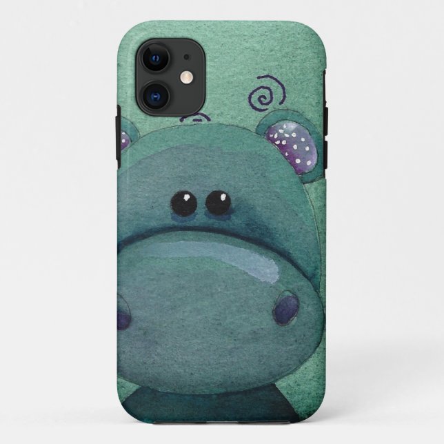 Coques Case-Mate iPhone Hippopotame (Dos)