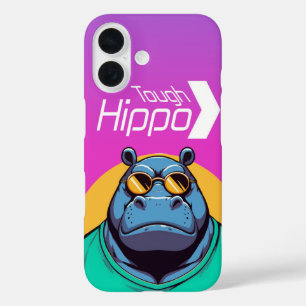 Coque Pour iPhone 16 Hippopotame Coriace