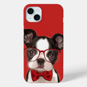 Coque Case-Mate iPhone Hipster Boston Terrier Pup