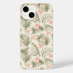 Coque Case-Mate iPhone Hisbiscus Tropical Palm Tree Motif